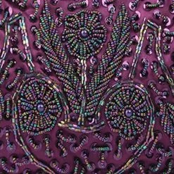 Beakey Beaded Sequin Design Flower Evening Purse Large Clutch Bag-Purple -Madam Clothing Store 35b097d66a11d5fdf932e3a8eb63a6c3