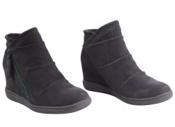 Skechers Womens Plus 3 High & Mighty Comfortable Ankle Boots - Charcoal -Madam Clothing Store 35d27bafd6150a85622590b1219d08dc