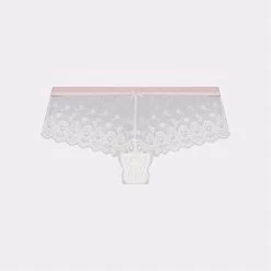 Me By Bendon Women's Madeline Culotte Briefs - White/Burnished Lilac