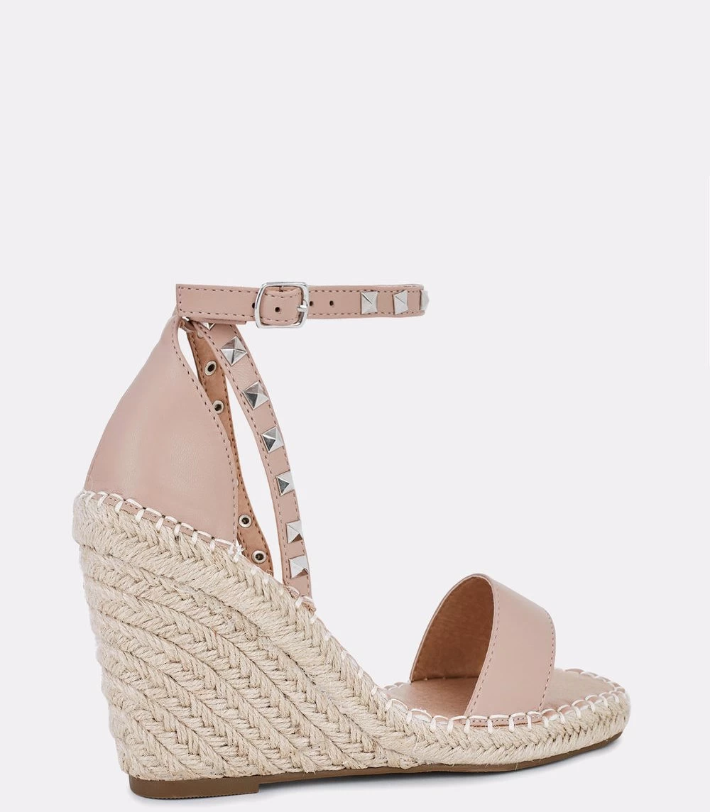 Novo Shoes BUBBY Womens Wedges Shoes In Nude 5 Novo Shoes BUBBY Womens Wedges Shoes In Nude - Image 3