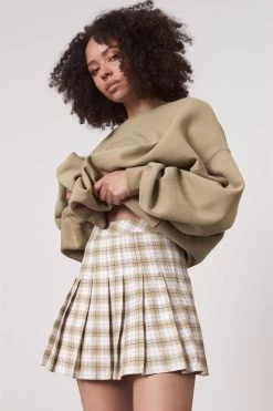 Factorie Pleated Skirt Green -Madam Clothing Store 38570c7d8e11b419707c5d6fd0c4eca1