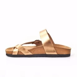 Moosefield Unisex Leather Sandals - Gold -Madam Clothing Store 38d2f0e111c8c5c76c161ec4e05a41a4