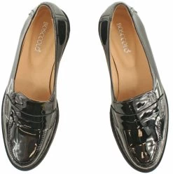 BOSCCOLO Women's Leather Moccasin Black -Madam Clothing Store 39077ac3 ea42 443b 825e 94645d452b96