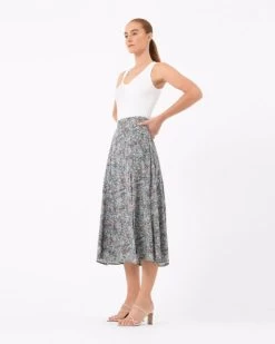 Cielo Printed Midi Skirt -Madam Clothing Store 39517a018594fb3e60fe579bfc2c9cca
