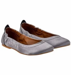 Foldy Women's Foldable Ballerina Flats With Carrying Bag - Grey -Madam Clothing Store 39610bb5 b3e4 4b8a a585 9ac95e68f7ad