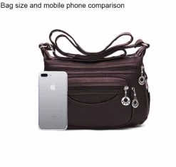 Beakey Women Crossbody Bag Leather Handbag Pocketbook Lightweight Shoulder Purse-DarkBrown -Madam Clothing Store 39630dec3f77daeb5ad30cc953abd85e