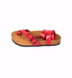 Moosefield Unisex Leather Sandals - Red -Madam Clothing Store 3a0a21114085345f8ac1b4f7363a7399
