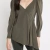 Sass & Bide Women's The Ambience Tops - Dark Khaki -Madam Clothing Store 3a467a97 d157 415e 881b 0ee495aa26d2