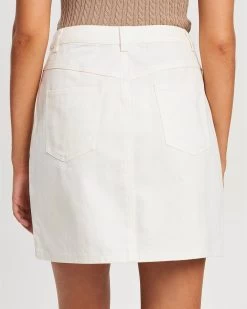 TUSSAH Women's Lola Skirt - White -Madam Clothing Store 3c0d8ef212d427d0fb59ead9a35945d8