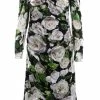Dolce & Gabbana Women's Flowers Long Dress -Madam Clothing Store 3d08d7580367b3bd90dd7f08b91cec65
