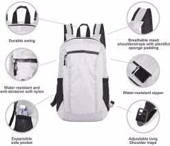 Beakey 16L Ultra Lightweight Water Resistant Backpack For Hiking-BaoLan -Madam Clothing Store 3da58fbceffd726abae2c7d48854c6fa