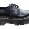 Dr. Martens Dr Martens 1461 Quad Polished Smooth Lace Up Comfortable Unisex Shoes - Black -Madam Clothing Store 43a5533256cc37d7e6342bd763f5292d