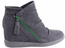 Skechers Womens Plus 3 High & Mighty Comfortable Ankle Boots - Charcoal -Madam Clothing Store 445532003d3e500c2c39b2d642c19804