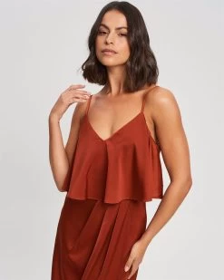 CHANCERY Women's Ivy Midi Dress - Copper -Madam Clothing Store 45b06b331661af163c4a0b1912fae9c3