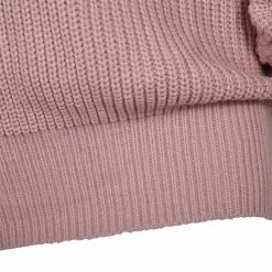 Beakey Womens Autumn Winter Off Shoulder Casual Loose Sweater Dress-Pink -Madam Clothing Store 45bf9ddc8c31278a818255f5d94940d1