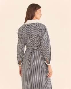 Sportscraft Women's Valencia Wrap Dress - Navy/White -Madam Clothing Store 4614da47 64b0 4502 88d6 f0dc4ae52116