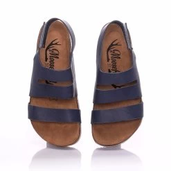 Moosefield Unisex Leather Sandals - Dark Blue -Madam Clothing Store 47d0509b 4d6a 4e4d 8dbc 604986bee5f0