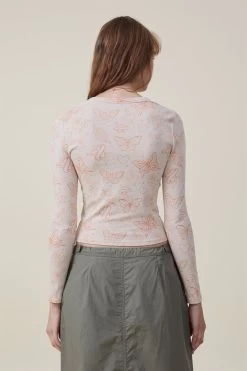 Cotton On Fitted Rib Graphic Long Sleeve Top Beige 8 Cotton On Fitted Rib Graphic Long Sleeve Top Beige -Madam Clothing Store 483879a1ed74d3348b311e1cccb48bc7