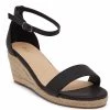 Womens Footwear Ravella Bloom Black Smooth Wedges -Madam Clothing Store 4892c8e44cc7d76e8589d9847de97be1