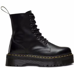 Dr. Martens Women's Jadon 8" Leather Boots Shoes Platform Style - Black -Madam Clothing Store 491e346dce6bc5bbe3668401a71d2b55