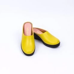 Moosefield Unisex Leather Sandals - Yellow -Madam Clothing Store 49b730207525e9db8ea877a61fecf1a3