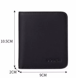 Beakey Womens Leather Mini Wallet With ID Card Window Portable Coin Purse-Red -Madam Clothing Store 4a3c0c711063f284fdac0178df73d916