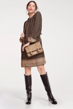 Heine Border Tile Print Dress -Madam Clothing Store 4aa0e512c6611e5b402a595cad866aaa