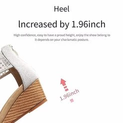 Beakey Womens Wedge Sandal Open Toe High Heel Zipper Sandal-Gold -Madam Clothing Store 4be1a3b66b02b8bc16264bb9f3082adf