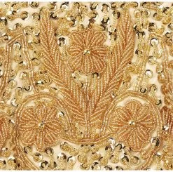 Beakey Beaded Sequin Design Flower Evening Purse Large Clutch Bag-Gold -Madam Clothing Store 4c8056a8cf69e7ccc9bd2756521bb3b6