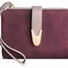 Beakey Womens Small Wallet Bifold Zipper Card Holder-WineRed -Madam Clothing Store 4d6010496b62433db995874359c9a5bc
