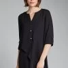 Capture Drape Front Shirt Black 1 Capture Drape Front Shirt Black -Madam Clothing Store 4dfbe1d84c7fa5088a7be0855cc9477b