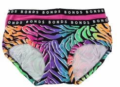 4 Pairs Bonds Hipster Boyleg Briefs Womens Underwear Black Multi / Pink 56K