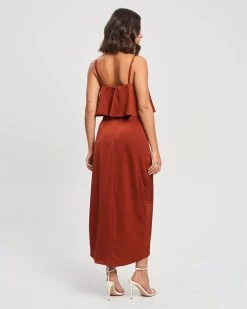 CHANCERY Women's Ivy Midi Dress - Copper -Madam Clothing Store 4fce3cd801df5304486110d74a2fd55e