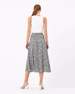 Cielo Printed Midi Skirt -Madam Clothing Store 51b6b527be2e1a7f15f118c77a506894