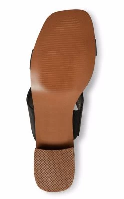 Womens Footwear Ravella Edge Black Smooth Sandals -Madam Clothing Store 52ed650f5a8a542641f5987d56821c33