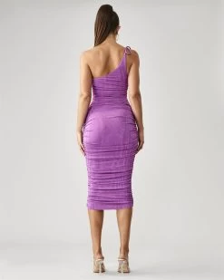 BWLDR Women's Phoebe Midi Dress X Kristina - Violet -Madam Clothing Store 550361329799d47059722a76f58f35f9