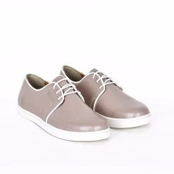 Noosy Women's Genuine Leather Sneakers - Beige -Madam Clothing Store 560651646e1de50e836a970e9bdae4e8