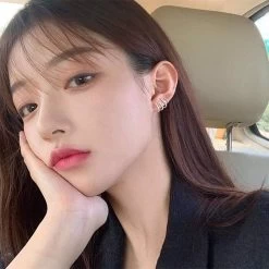 Beakey Minimalist Cuff Huggie Stud Earrings For Women Teen Girls-Gold -Madam Clothing Store 5614e6dd7c7a8718995ee59d264ad6aa