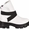 Noosy Women's Genuine Leather Boots - White -Madam Clothing Store 58fdb813 fa56 4ff4 9f2f 624279098432