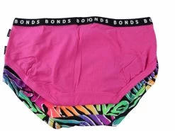 4 Pairs Bonds Hipster Boyleg Briefs Womens Underwear Black Multi / Pink 56K -Madam Clothing Store 5978cca503430198fd43ffa654ed9b3c