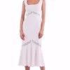 Isabel Garcia Women's Middle Dress - White -Madam Clothing Store 5993440c12388de448baa229b66b96da