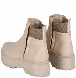 Noosy Women's Genuine Leather Boots - Cream -Madam Clothing Store 59fdaee4 af9f 4785 9c2f e81bf4d9942d