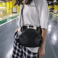 Beakey Crab Shape Handbag Novelty Detachable Shoulder Bag Women's Satchel-Black -Madam Clothing Store 5a0d14f54216cade39de4c4a74f60e0a