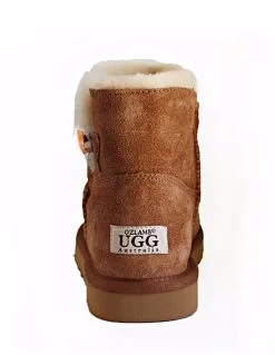 OZLAMB UGG One Button Ugg Boot - Chestnut -Madam Clothing Store 5a328d92ec1d013bb083f00b6e1300ee