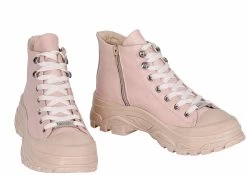 Noosy Women's Genuine Leather Boots - Powder -Madam Clothing Store 5aa7a2c4 7159 4828 a803 25d56f4a7347