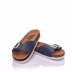 Moosefield Unisex Madrid Leather Sandals - Dark Blue -Madam Clothing Store 5b087369 492d 458a 82bf 079b35a66e23