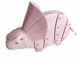 Beakey Dinosaur Shape Crossbody Shoulder Bag Women Pu Leather Rivet Chic Clutch-Pink -Madam Clothing Store 5c255a0086c05784a6626cc1b1fbd41e