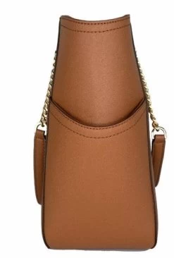 Michael Kors Jet Set Large Leather Luggage X Cross Chain Shoulder Tote Handbag -Madam Clothing Store 5cf6267c9d767fa66506359999f581a5