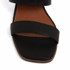 Womens Footwear Ravella Edge Black Smooth Sandals -Madam Clothing Store 5dceb5fa4a3b1eb83fd1efc1b867f44d