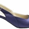 Clarice Nan Leather Heeled Sandals - Navy/Satin -Madam Clothing Store 5eac92c7 d658 4ba9 b877 30fe9843b13a